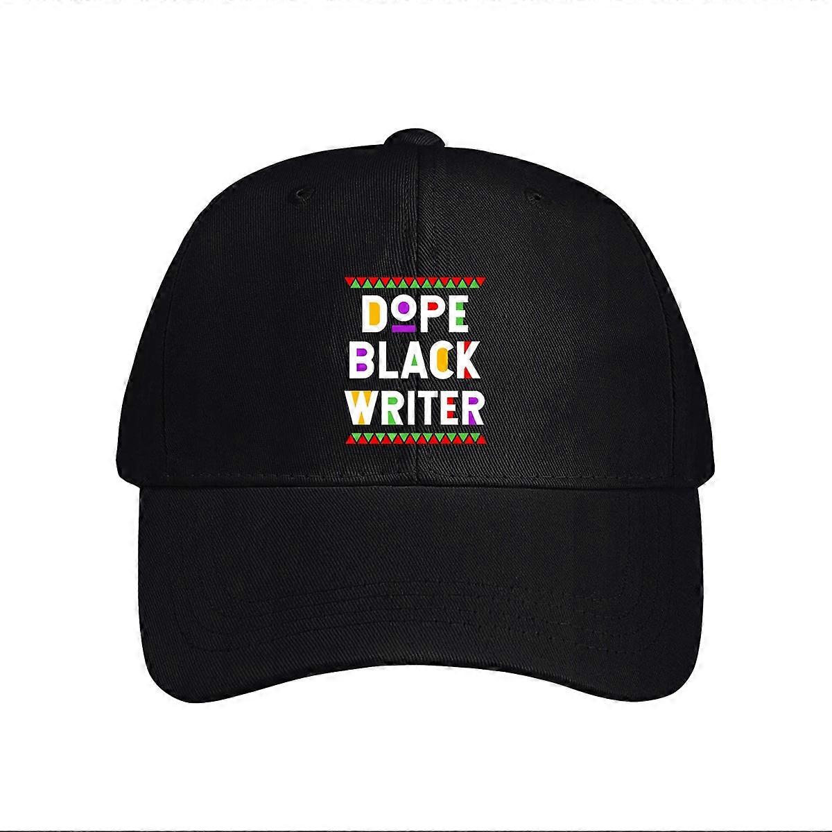 Dope Black Writer Baseball Cap