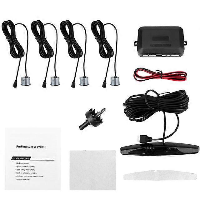 12V Car Parktronic Parking Sensors Monitor System PDC Distance Control Kit Radar Detector LED Display Universal Auto Accessories