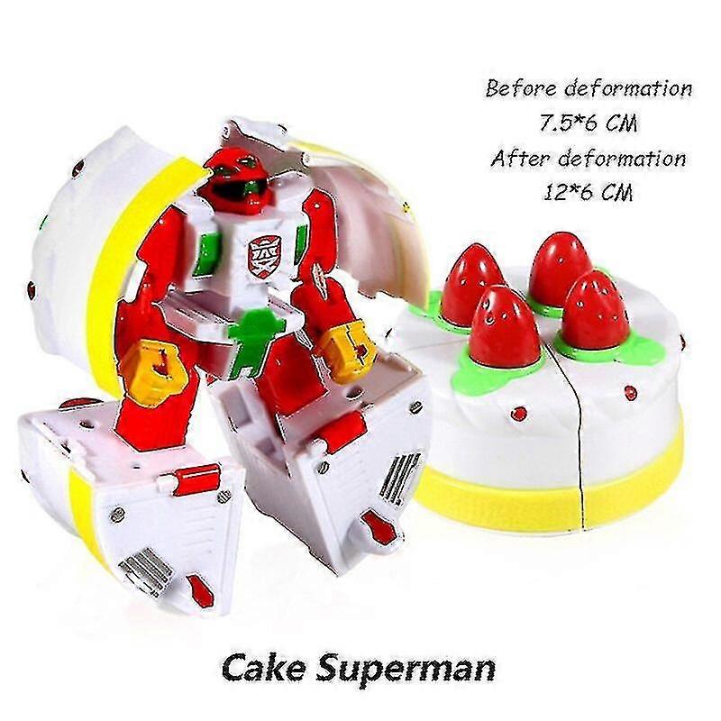 A Transforming Robot Cake Toy
