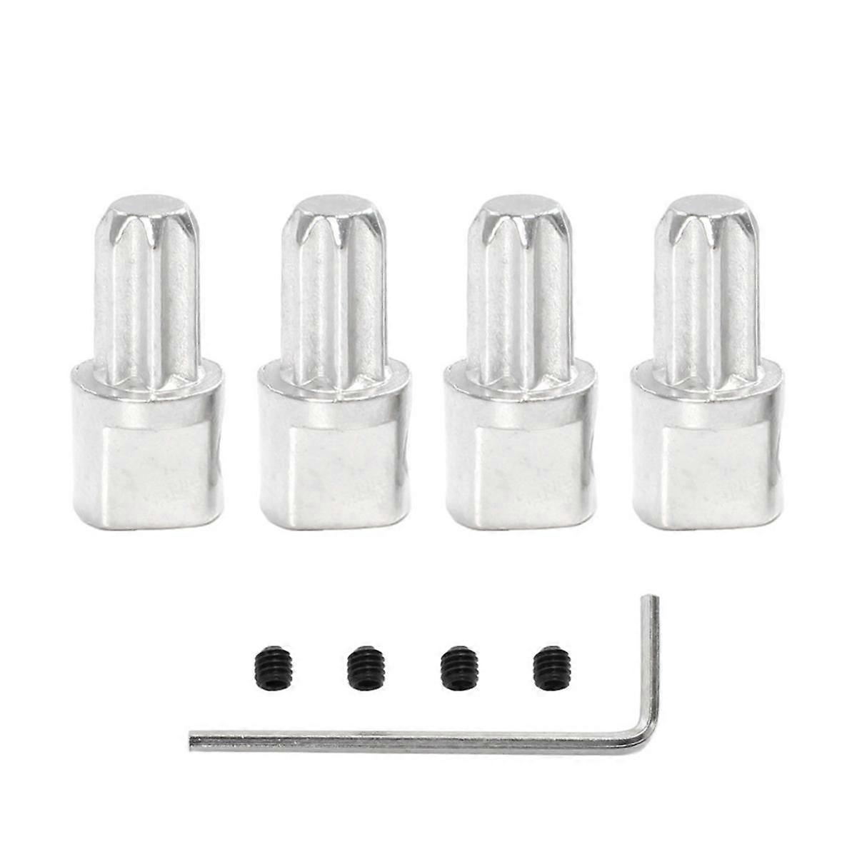 Slash 4WD/Rustler4WD/X0-1 RCカーアップグレードパーツ用アルミ合金製アップグレードパーツリアアクスル1セット