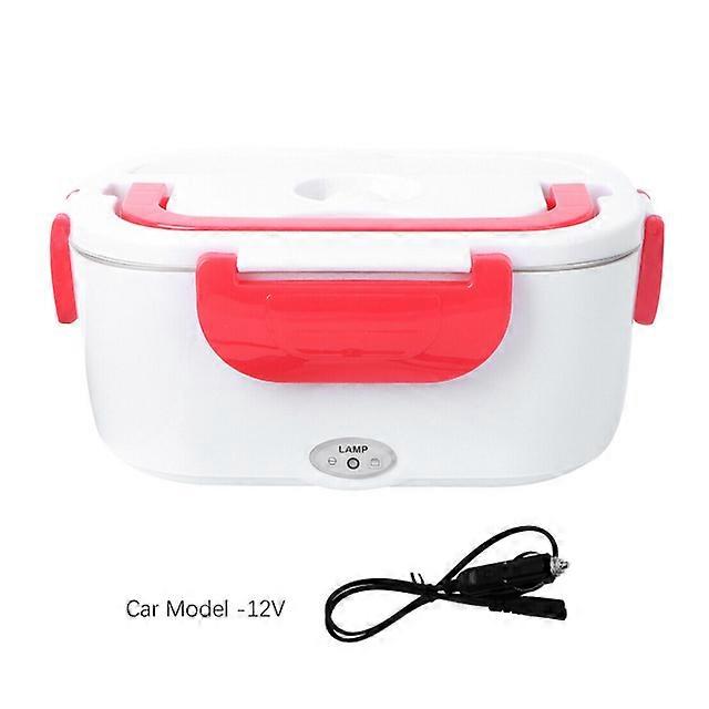 1Pc Portable 12V Car Electric Heating Lunch Box Food Heater Bento Warmer Container Stainless Steel Heater Bento Box Set