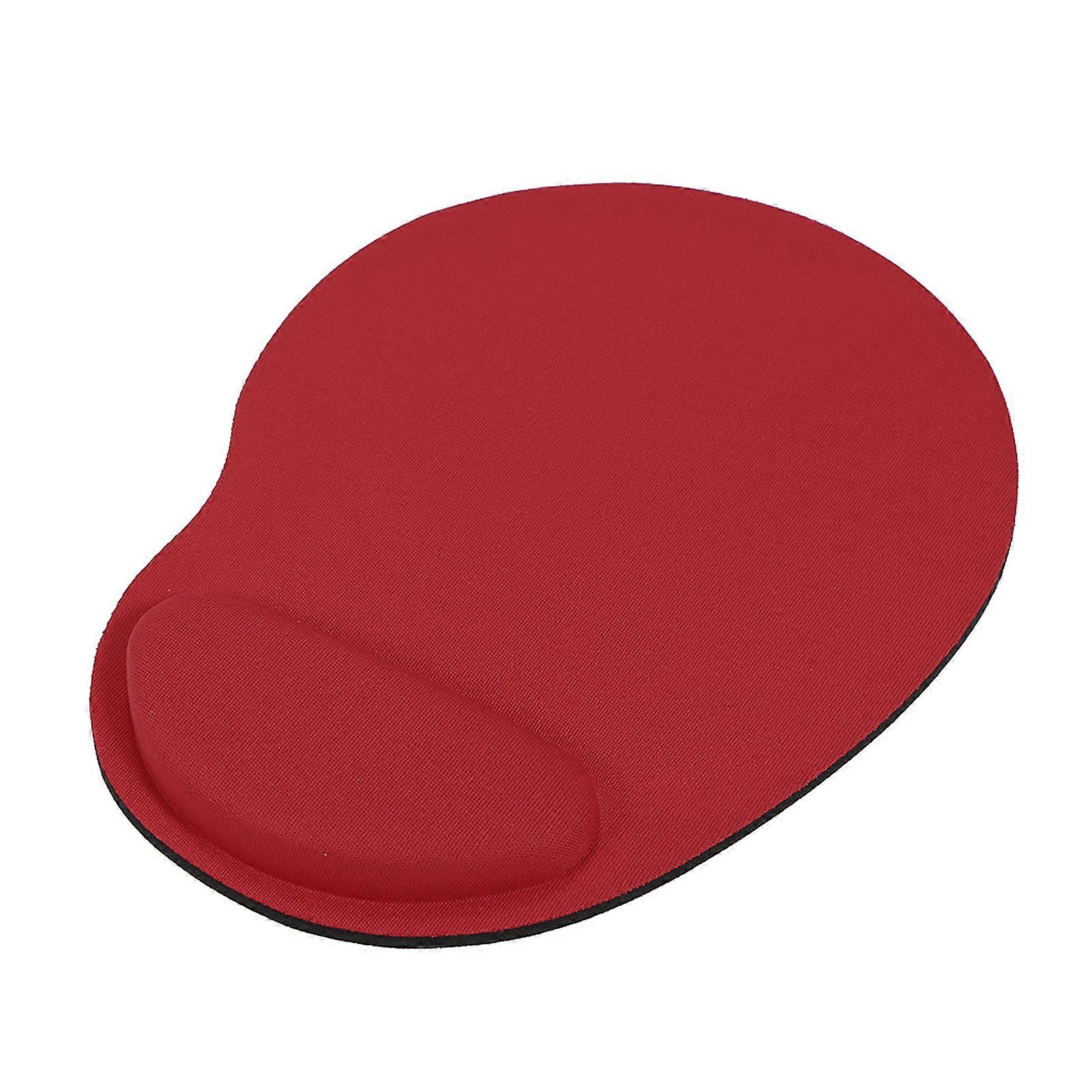 Mouse Pad Comfortable Mouse Mat with Wrist Rest Support for PC Laptop(Pink)