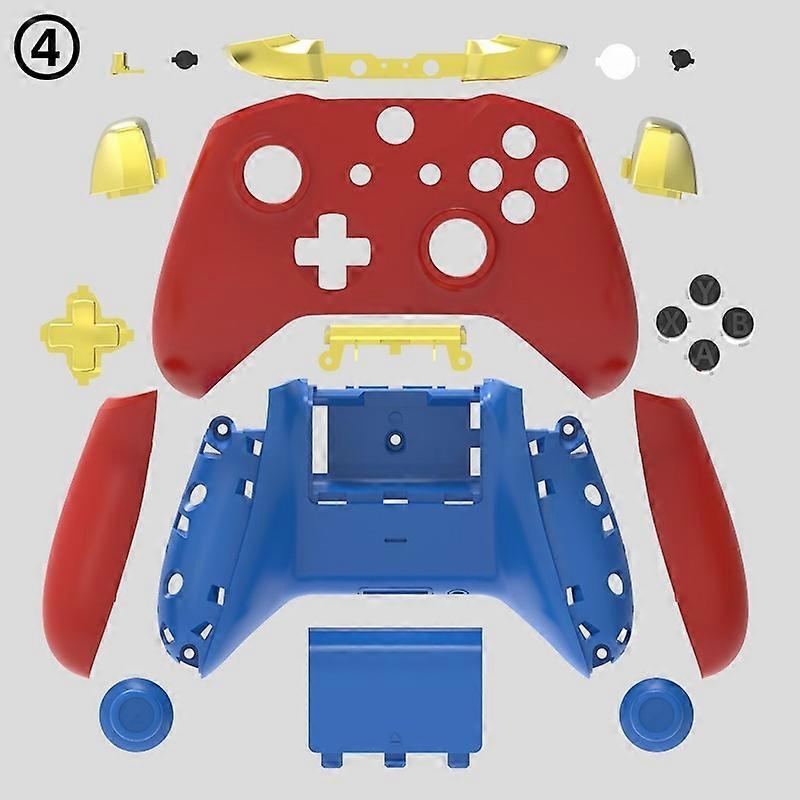 DATA FROG Replacement Housing Shell For Xbox One Slim Wireless Controller Cover Case With RB LB Trigger Bumper Button Mod Kit