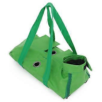 Multi-function Dog cat Grooming Restraint Bags For Bathing Washing Trimming Nail Green(M)