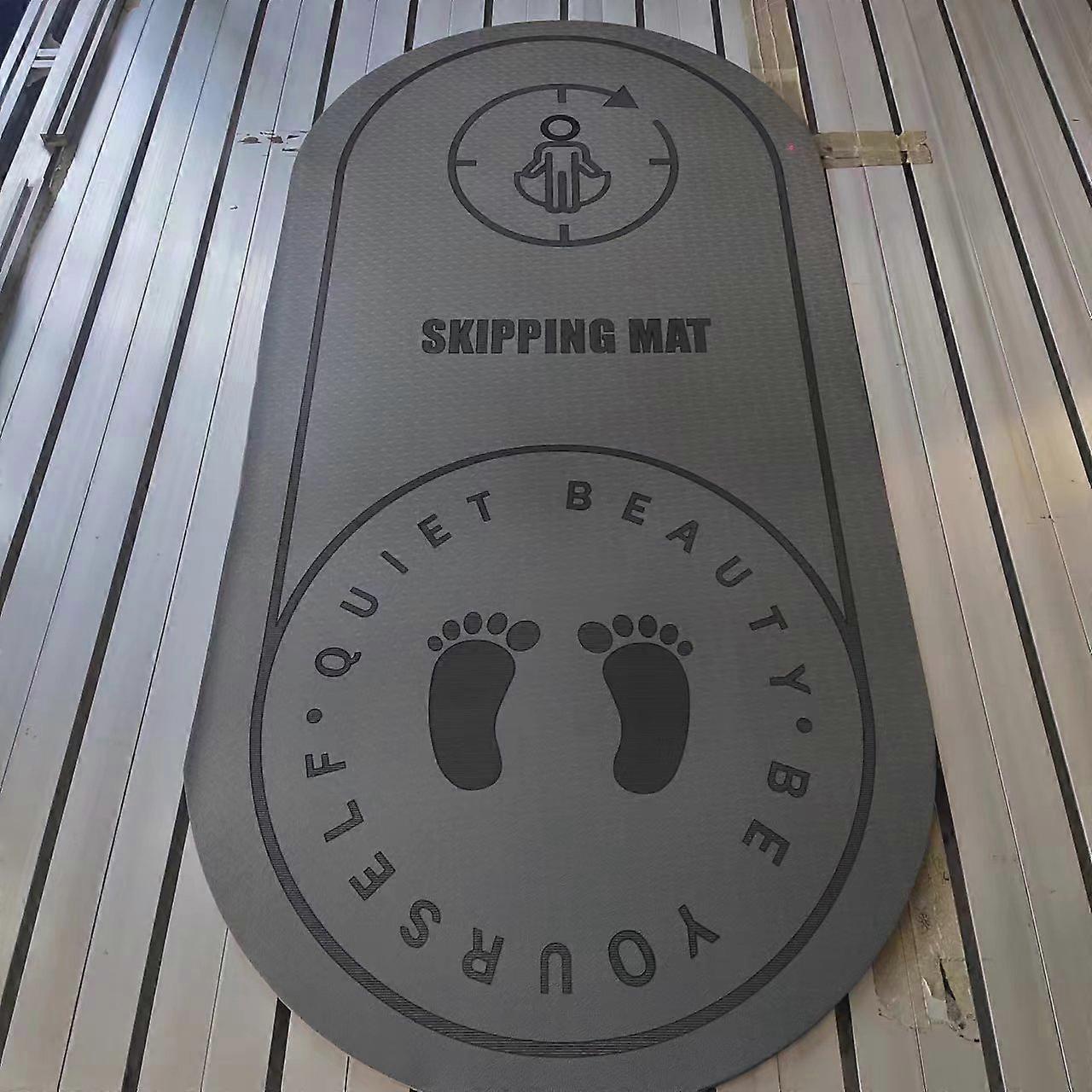 Tapis de corde à sauter, isolation acoustique imperméable, protection de tapis d’exercice absorbant les chocs, absorption d’impact, tapis de corde à sauter durable, texture antidérapante, adapté à la