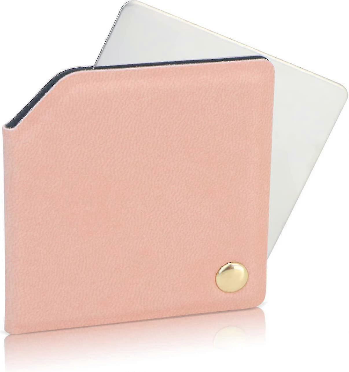 Compact Mirror With Pu Leather Sleeve