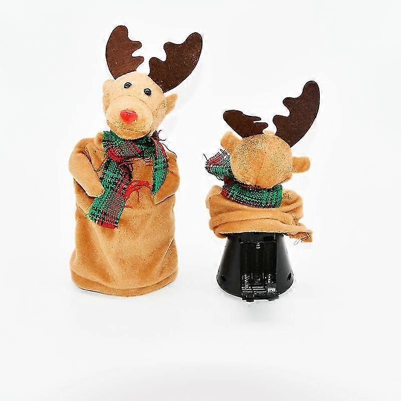 クリスマススピニングダンス鹿電気玩具パーティー好意子供のための最高のクリスマスハロウィーンギフト