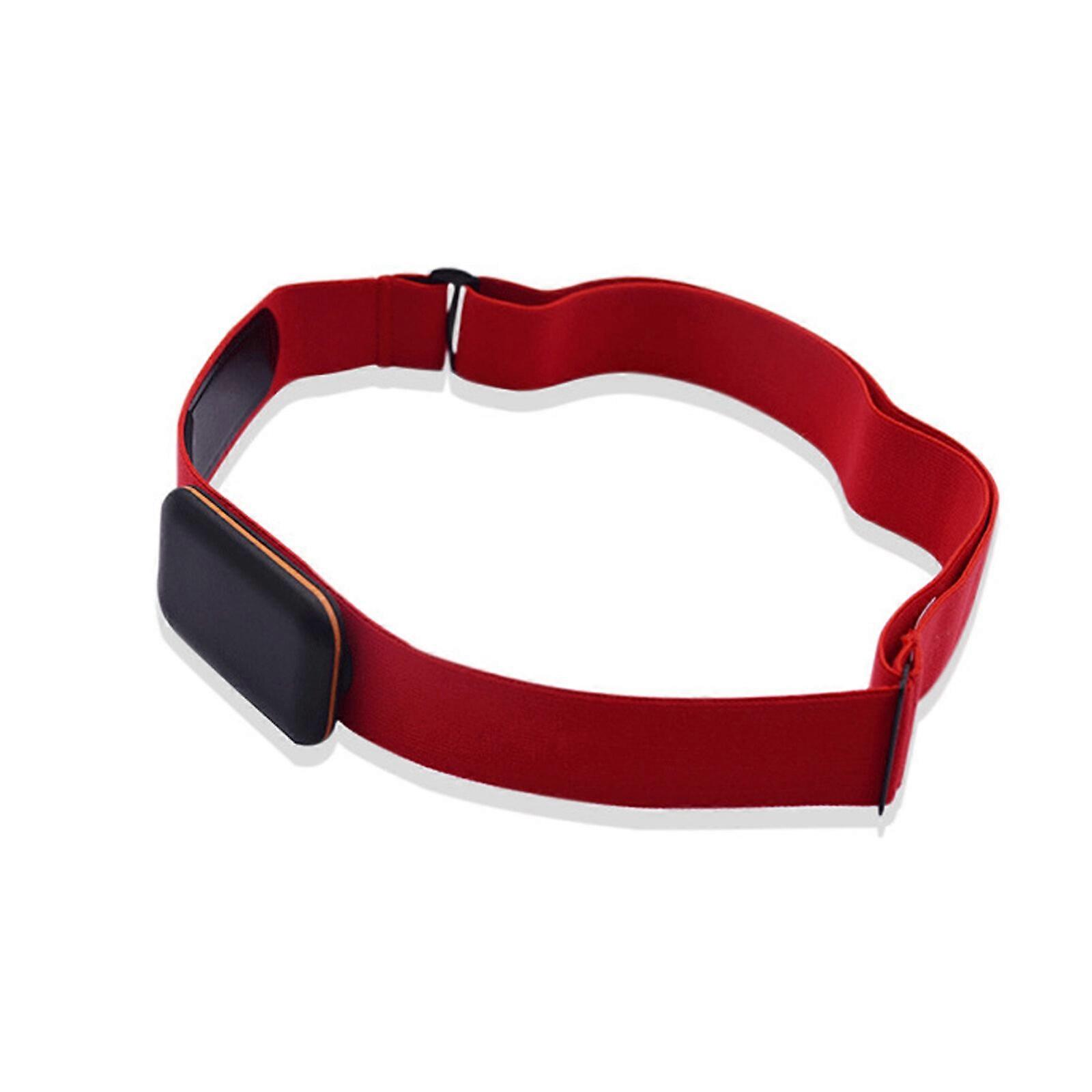 Durable Creative Chest Strap - Heart Rate Monitor for Outdoor Workout with Soft and Comfortable Nylon Spandex Material, Red Color (1m Length, 45mm Cen