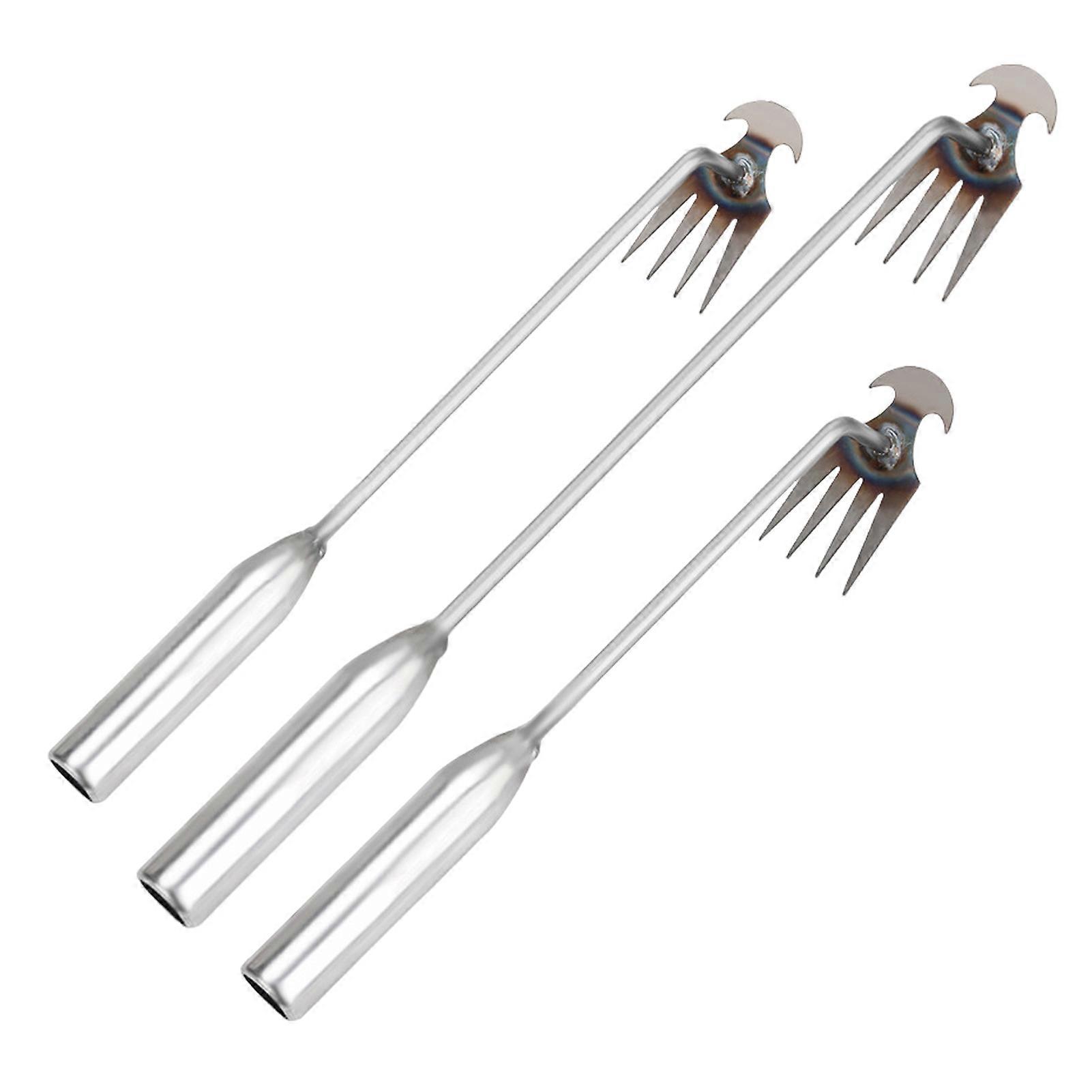 3Pcs Weeding Artifact Uprooting Weeding Tool with Ergonomic Handle Comfortable Grip Non-Stick Manual Multifunctional Weed Pulling Tool
