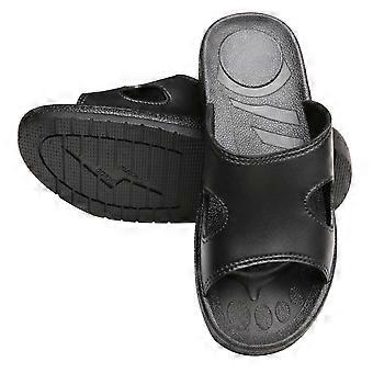Antistatische pantoffels Schone stofvrije beschermende pantoffels Schone werkschoenen Bodem voor heren vrouwen (PU-bodem, 44 yards, zwart)