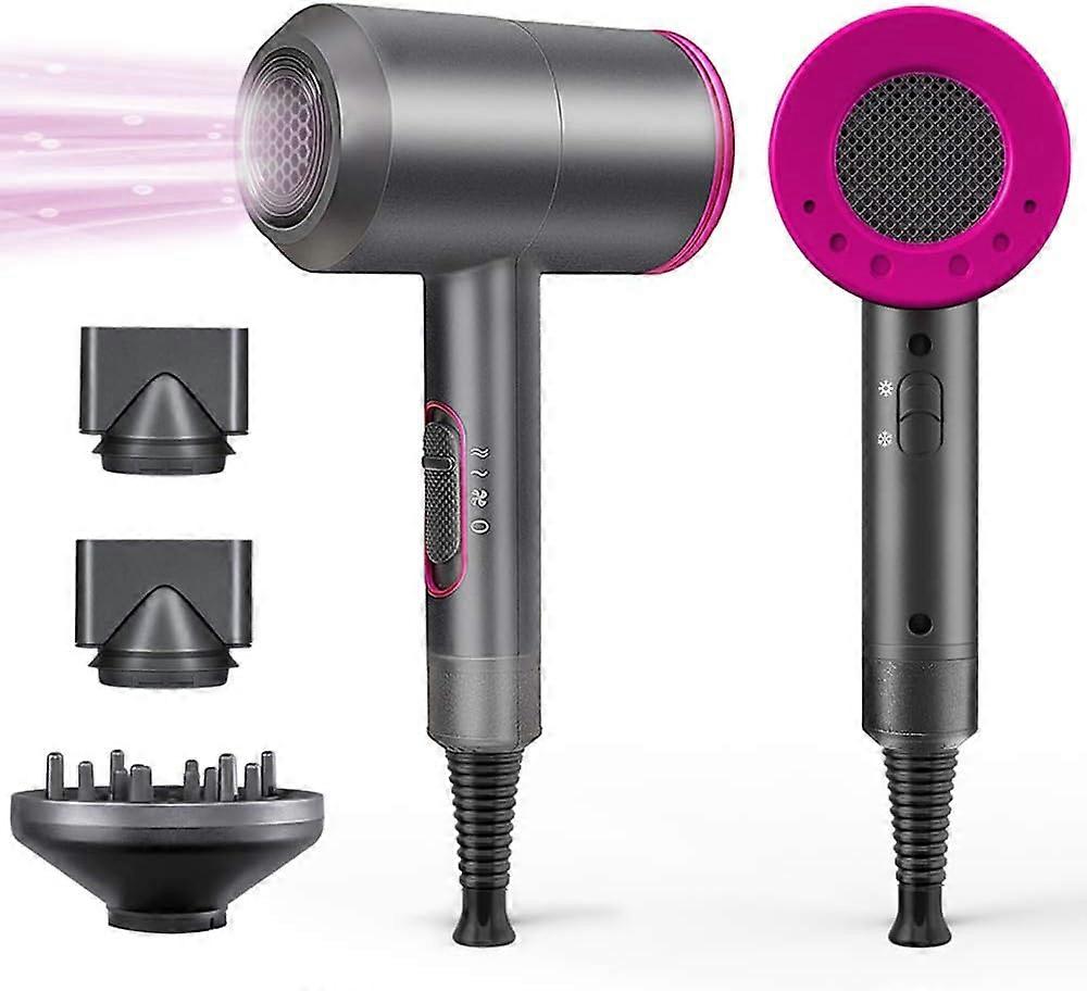 Sèche-cheveux professionnel 2000W - Séchage rapide des ions négatifs avec diffuseur