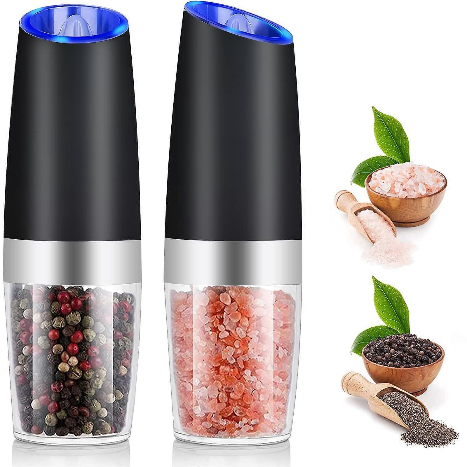 Automatic Electric Stainless Steel Gravity Induction Salt and Pepper Grinder Fast