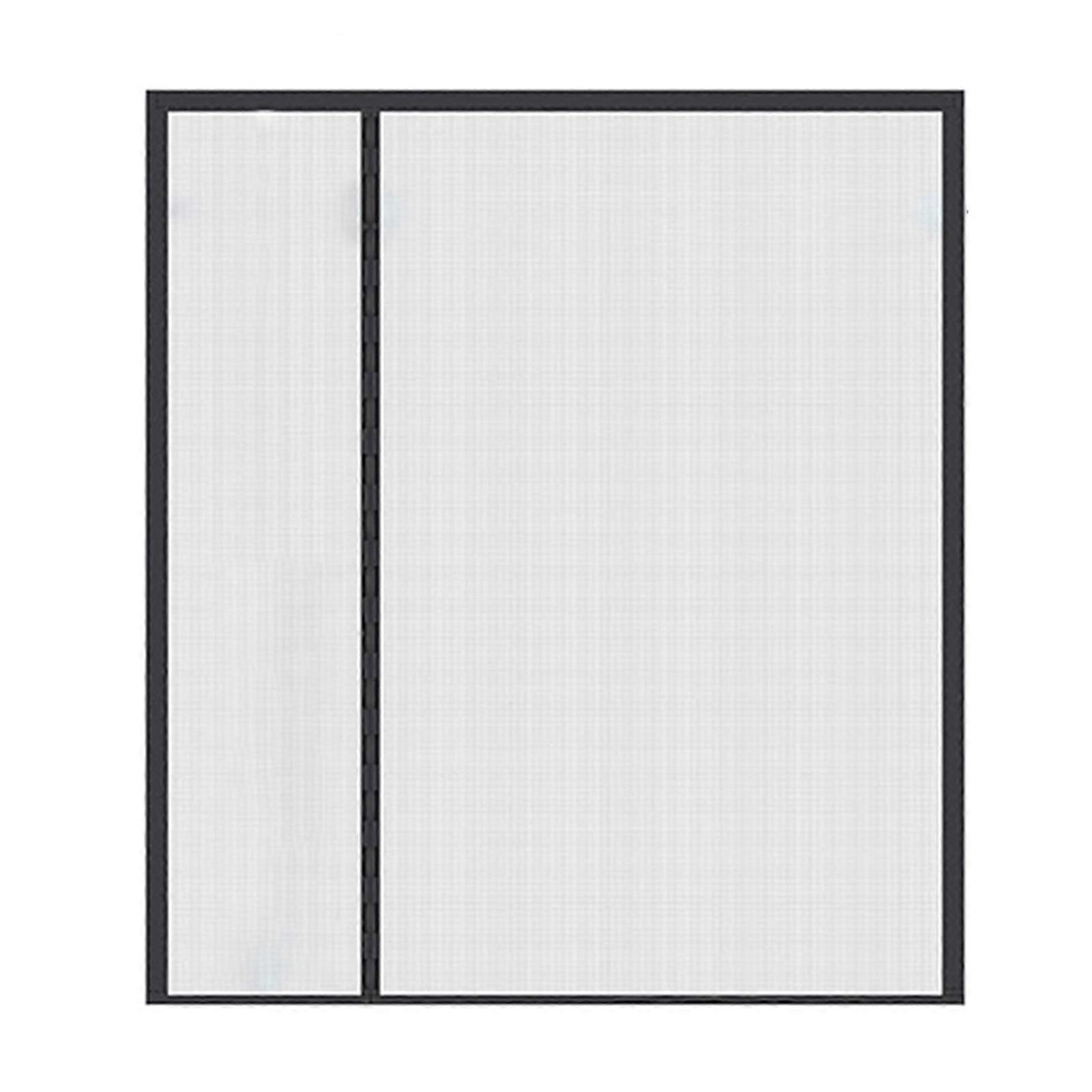 Left Right Side Opening Wide Magnetic Screen Door Scratch-Resistant Universal Fit Easy to Install Magnetic Closure Sliding Mesh French Door Screen