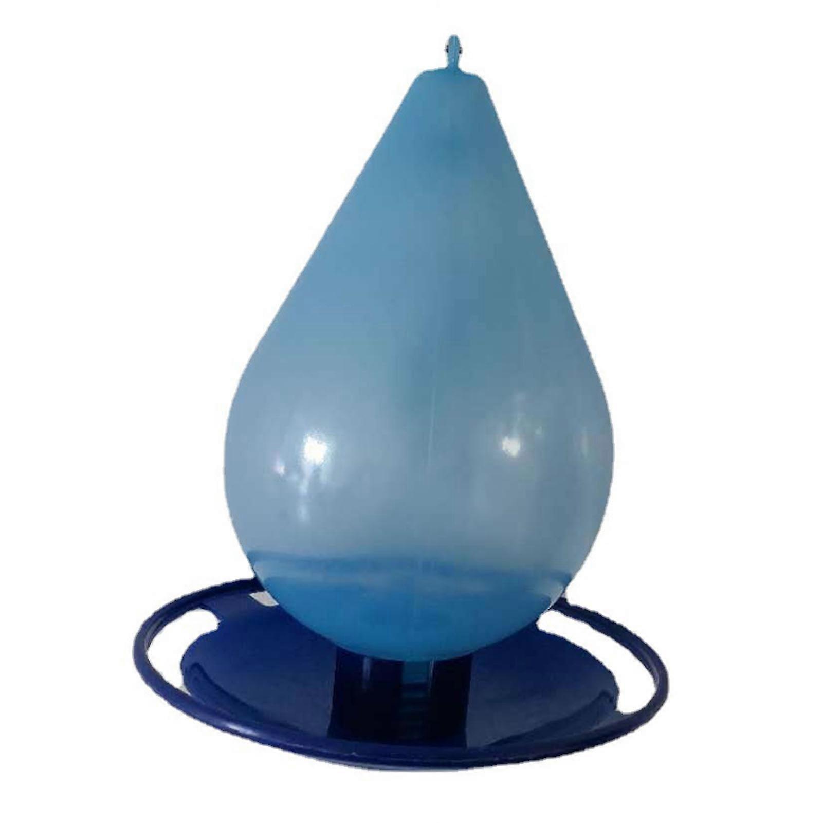 Labor-saving Bird Feeder Waterdrop Shape Plastic Ergonomic Design Hanging Bird Food Holder for Garden JIKAIX