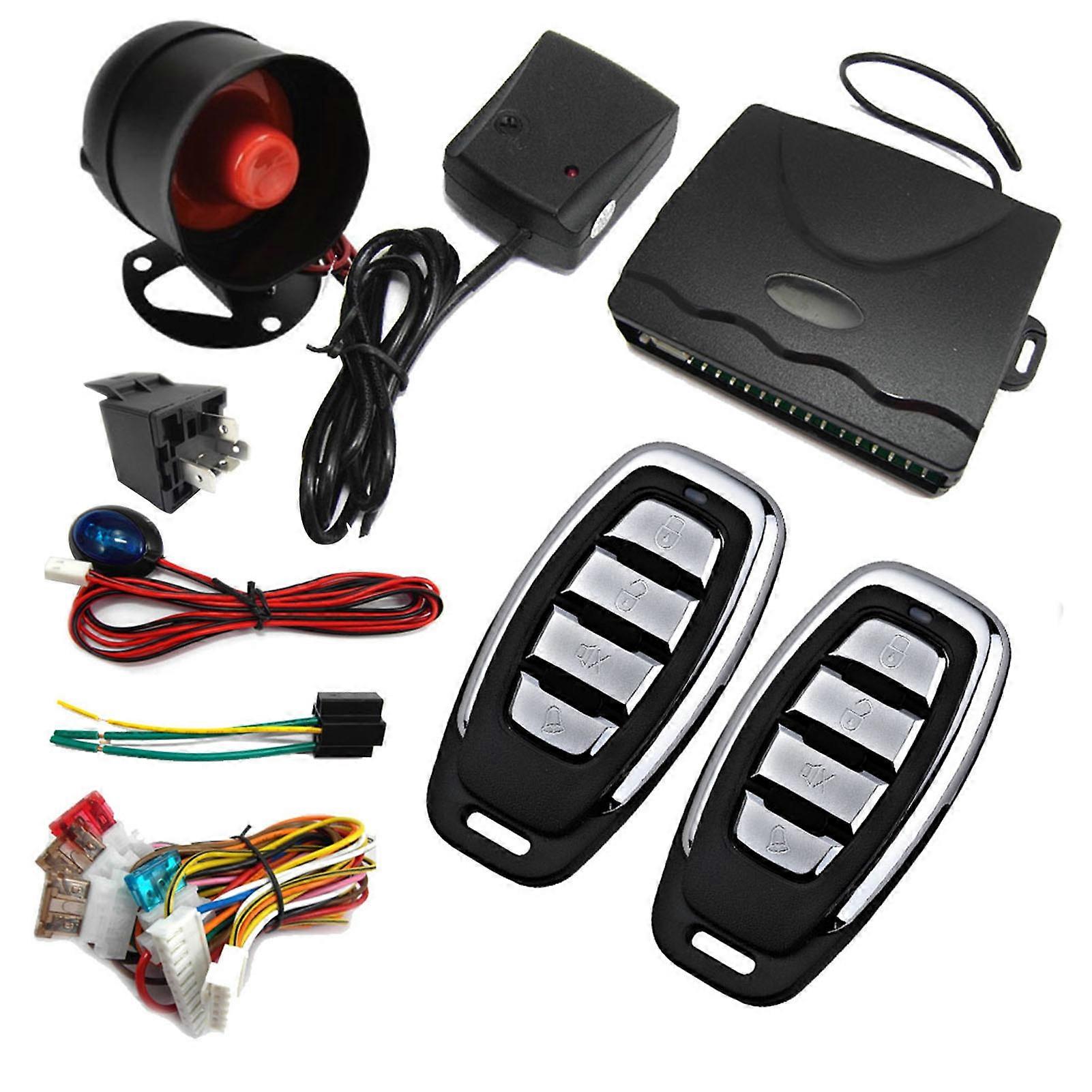 802B-8152 Universal Anti-theft One-Way Remote Control Car Vehicle Burglar Alarm System
