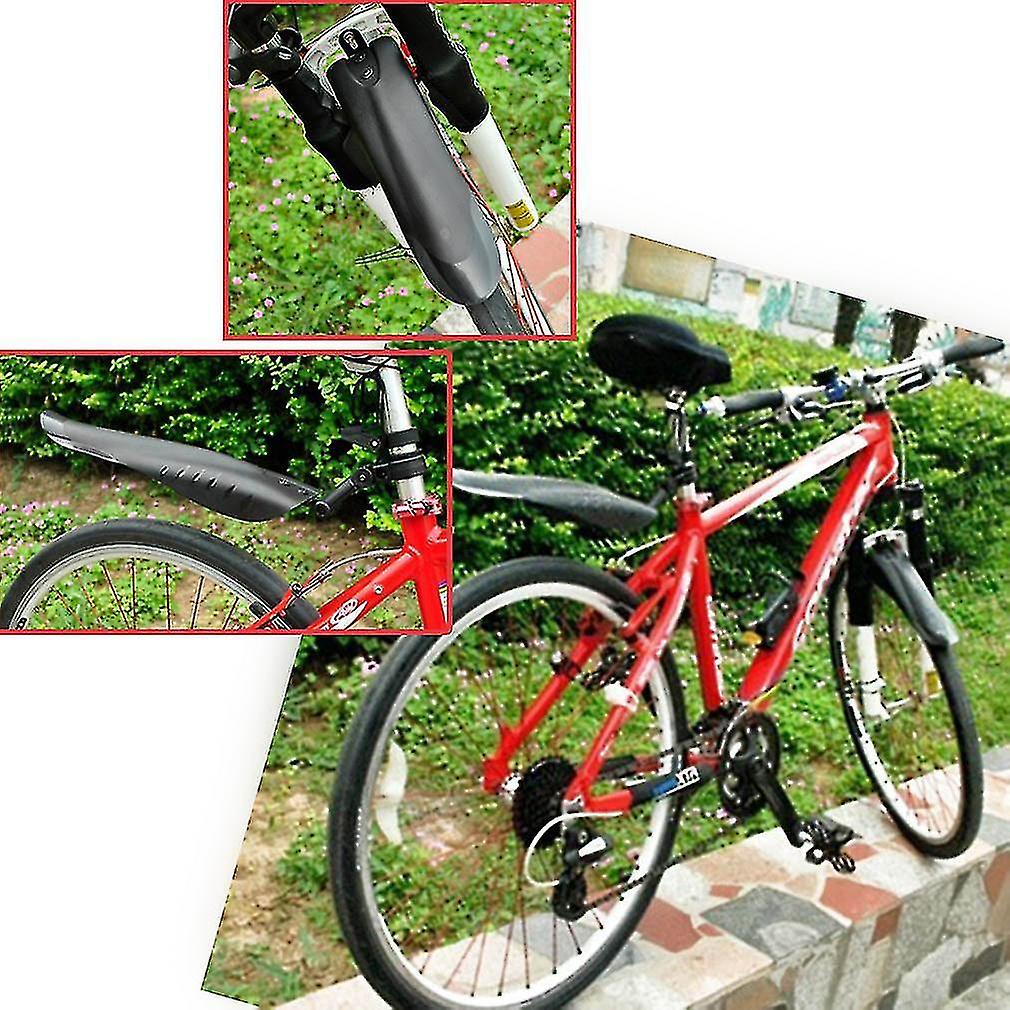 Adjustable Mountain Bicycle Bike Front/rear Mud Guards Mudguard Fenders Set