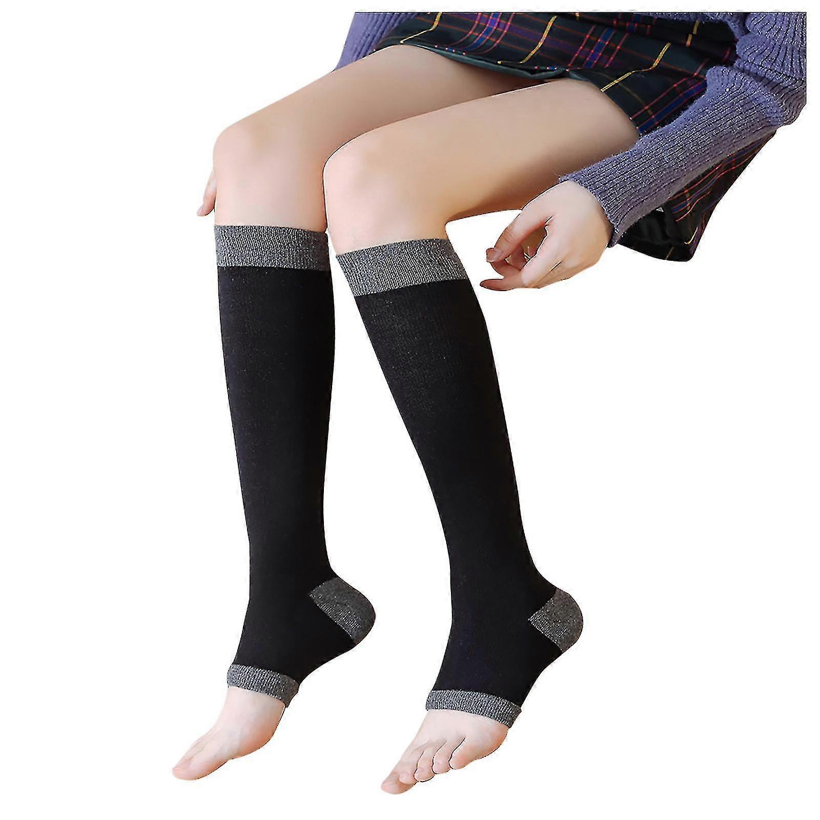 Damen Mode Patchwork Damen Baumwolle Patchwork Mittelrohr Socken Strümpfe
