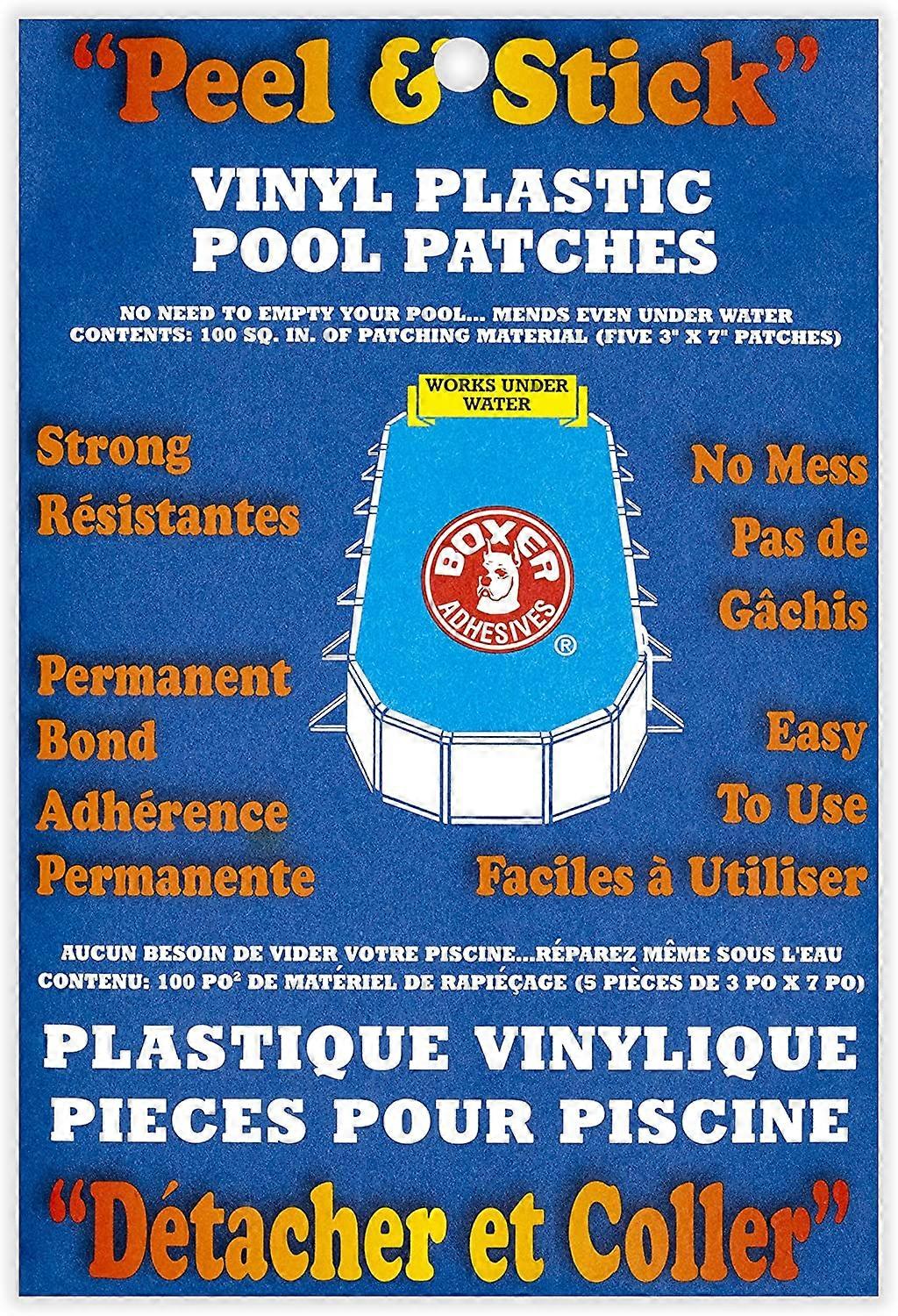 Peel & Stick Vinyl Plastic Pool Patch