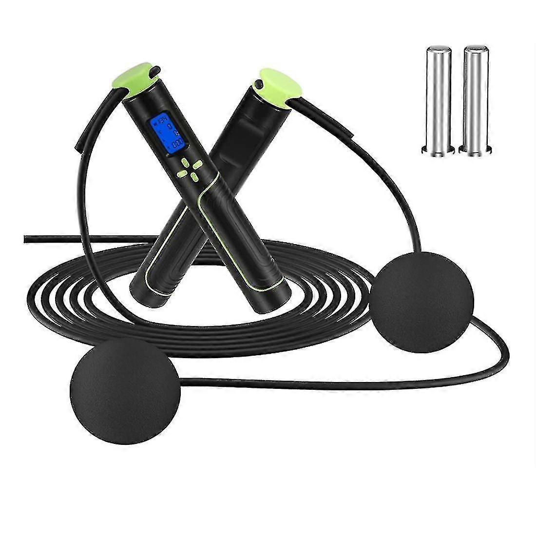 Jump Rope With Counter Compatible With Fitness,digital Weight Calories Time
