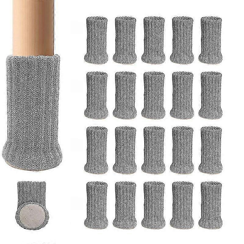 20 Pcs Chair Socks High Elastic Floor Protectors Non Slip Chair Leg Feet Socks Covers Furniture Caps Set