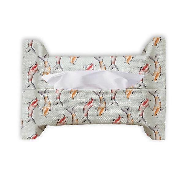 Chinese Fish Pattern Pair Tradition Paper Towel Tissue Bag Napkin Bumf