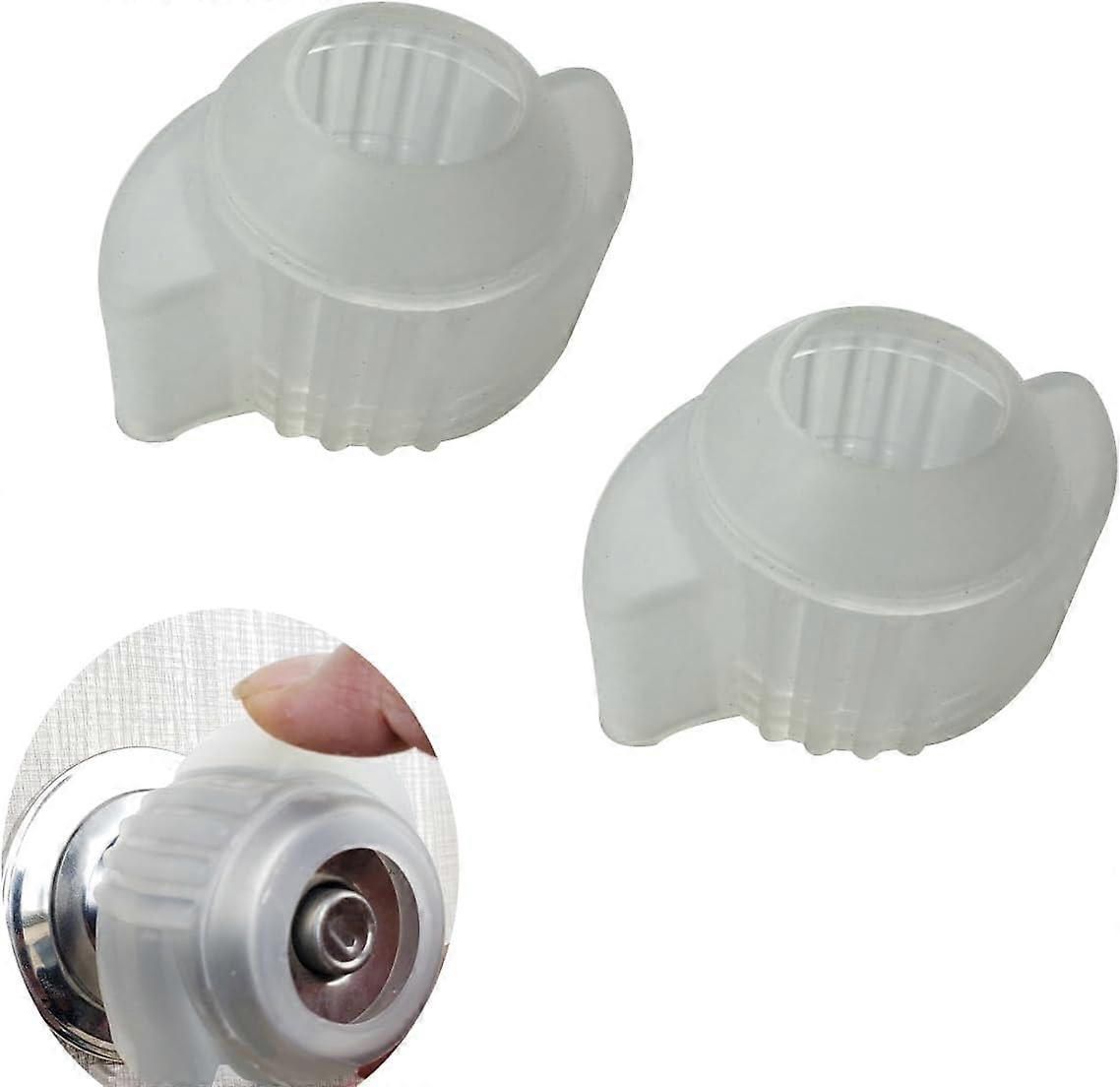 2 Pack door knobs cover,Door Handle Extension, Soft Rubberized Doorknob Extension