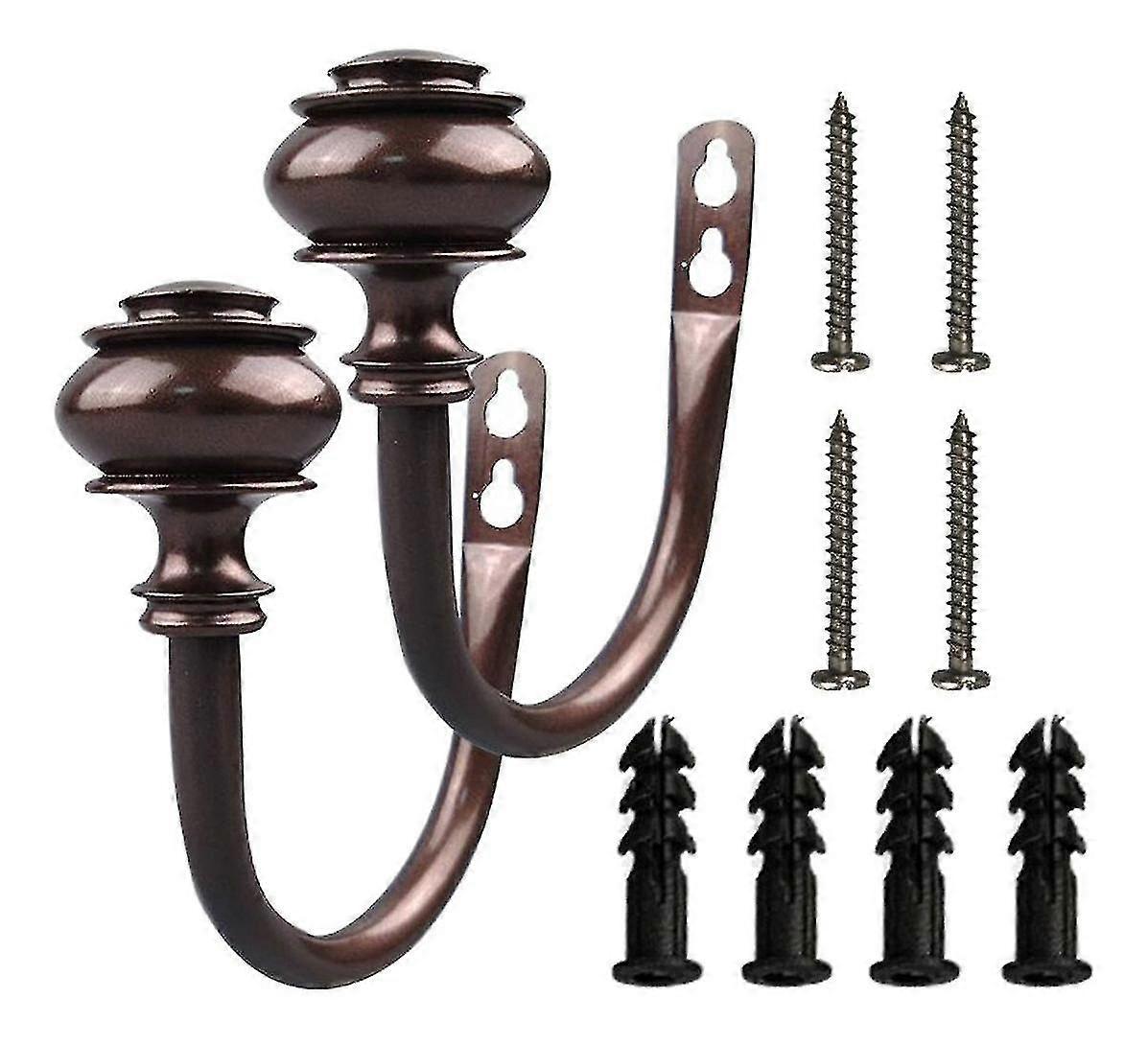 Curtain Accessories U-shaped Hook Rope Buckle Modern Minimalist Cross-border Manufacturers In Stock Iron Baking Lacquer Fabric Curtain Rope Hook Ties