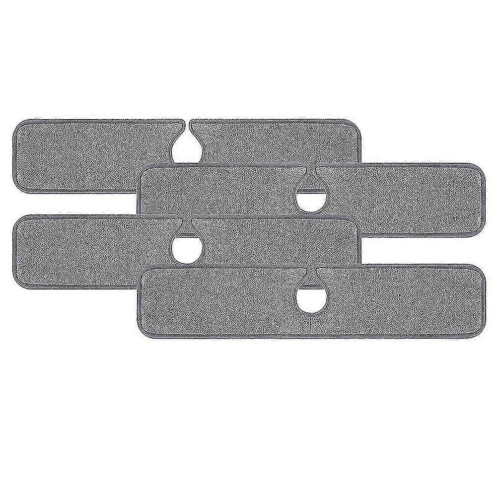 4 Pcs Kitchen Sink Splash Mat Microfiber Faucet Splash Catcher Countertop Protector