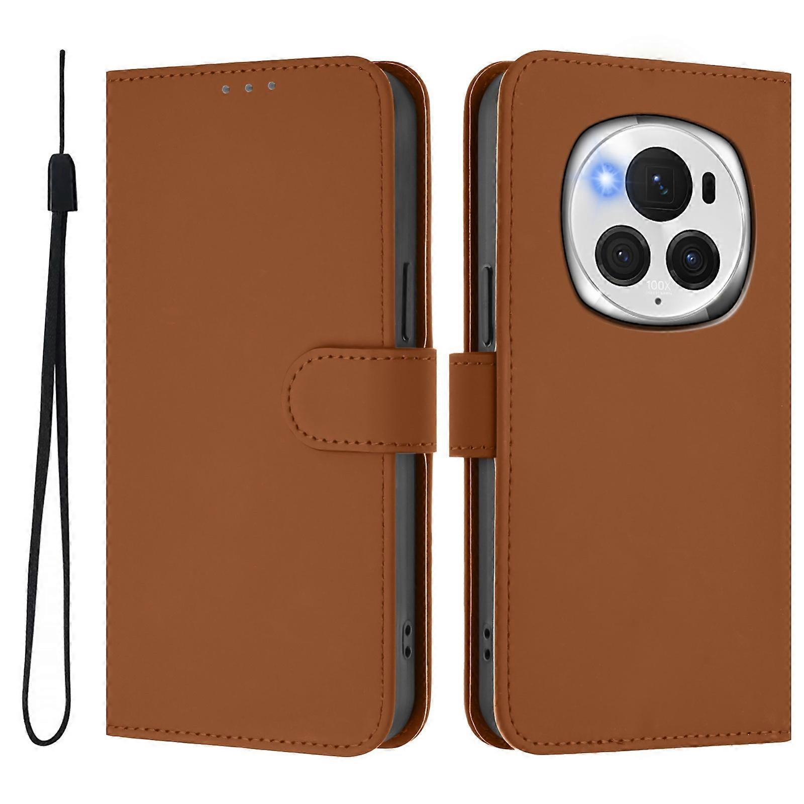 Skin Feel Leather Case For Honor Magic6 Pro