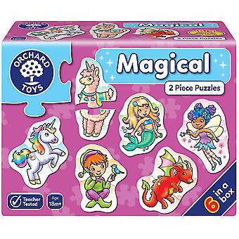 Orchard Toys Magical 2 Piece Puzzles