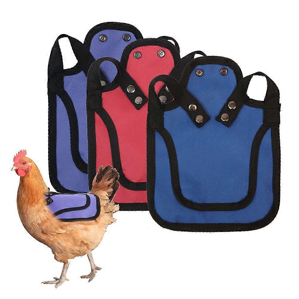 Premium Chicken Saddle with Stretchy Strap - Hen Protector for Back & Sides, Poultry Accessories for Hens & Roosters