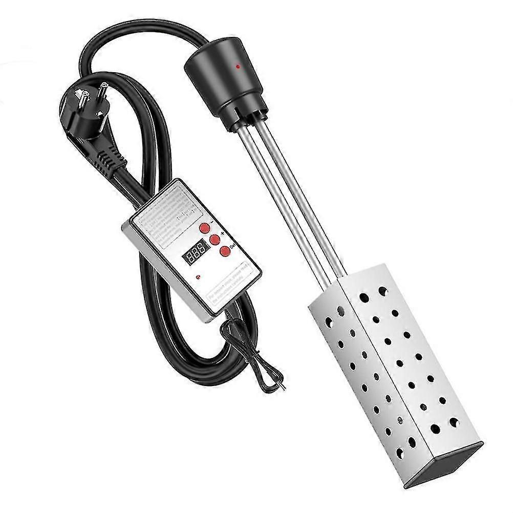 Electric Immersion Heater Bucket Water Heater with Thermostat Auto Shutoff