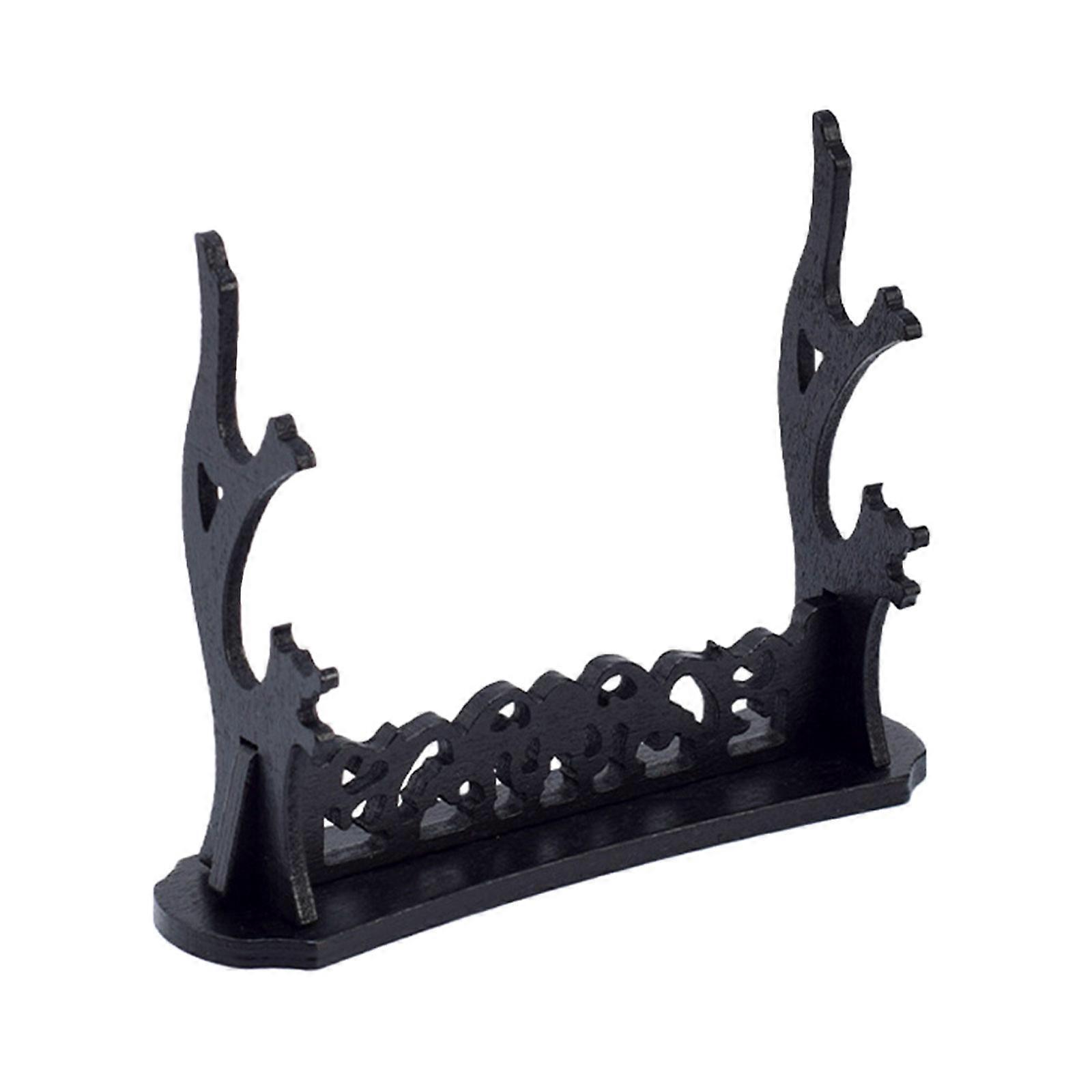 Japanese Sword Holder Sturdy Stand for Showcasing Weapons Practical Jewelry Display Rack for Collectors and Enthusiasts