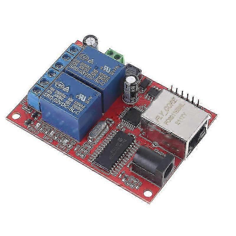 Lan Ethernet 2 Way Relay Board Delay Switch Tcp/udp Controller Module Web Server