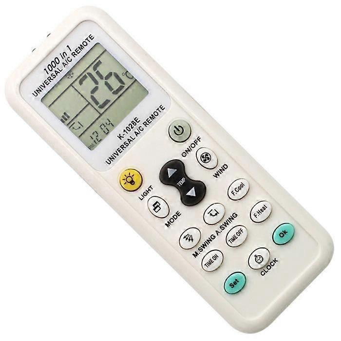 Replacement remote control for air conditioner