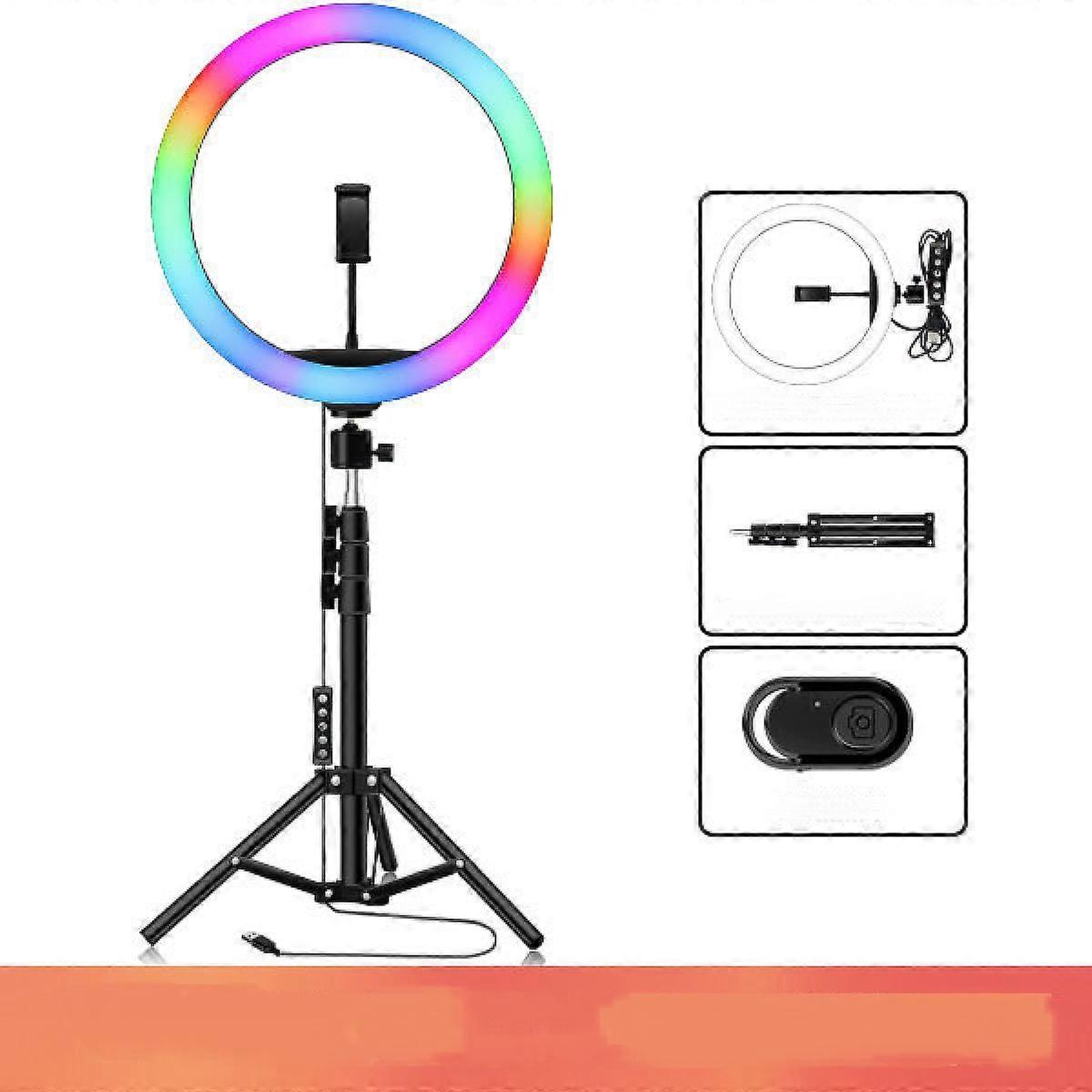 Ring Lamp - RGB Ring Fill Lamp USBPowered Fill Light for Selfie Live Broadcast