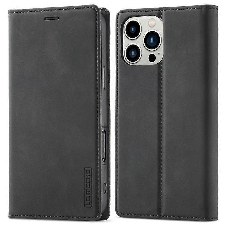 LC.IMEEKE Compatible For iPhone 16 Pro Max Case Wallet Microfiber Leather Phone Cover