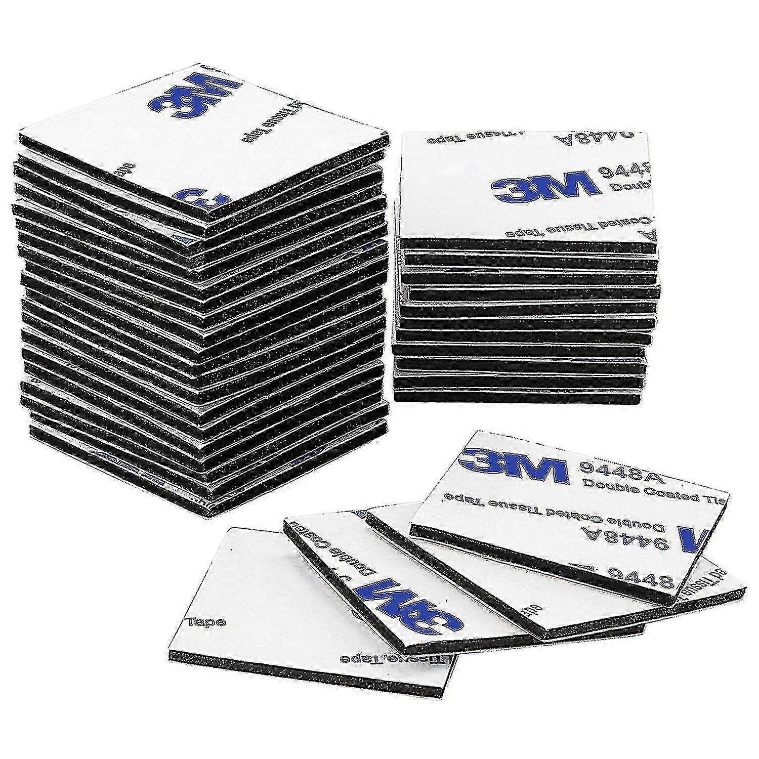 3m粘着フォームパッド、両面粘着パッド、強力な取り付けテープ、40x40mm、150pcsギフト