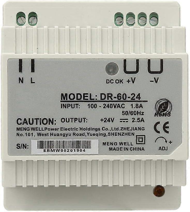 DR-60-24 60W 24V Single Din-Rail Power Supply AC/DC Switching Power Supply