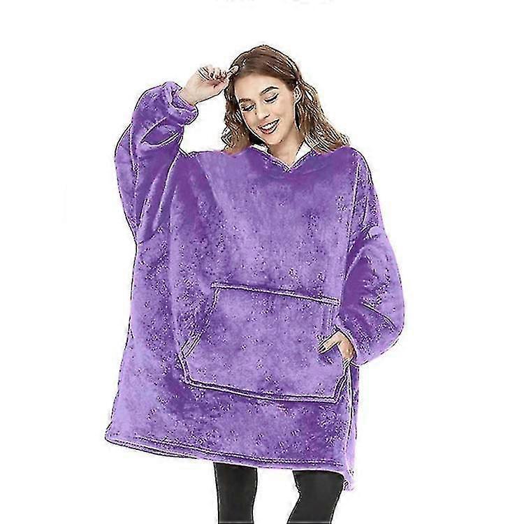 Oversized Blanket Hoodie, Wearable Hooded Blanket