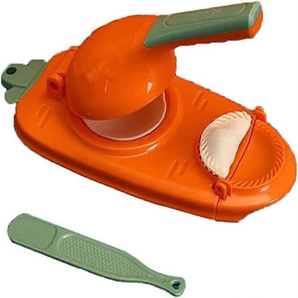 2 In 1 Dumpling Maker Machine, Kitchen Dumplings Making Tool, Manual Dough Presser Dumpling Wrappers Press Wrapper for Dumplings, Wonton