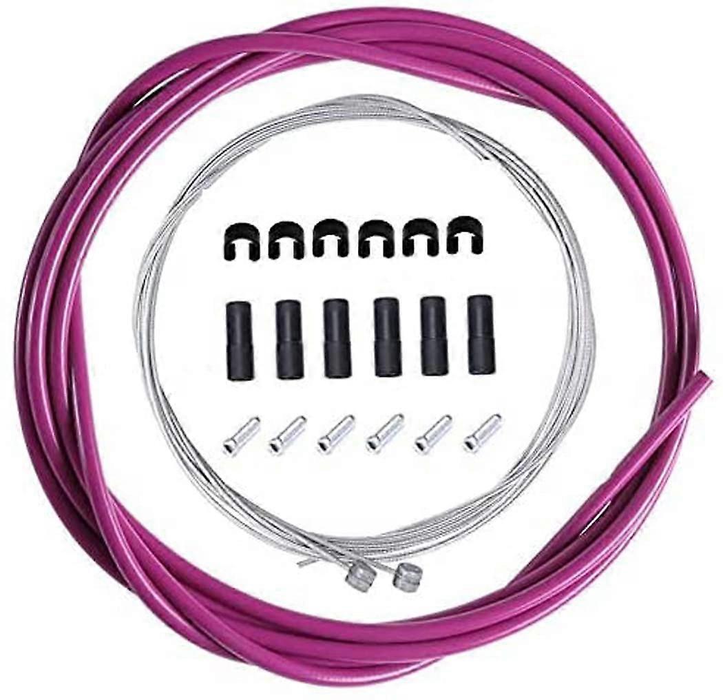 Basic Brake Cable and Housing Set for Bicycle 5mm, Universal Fit, Durable Material, Easy Installation