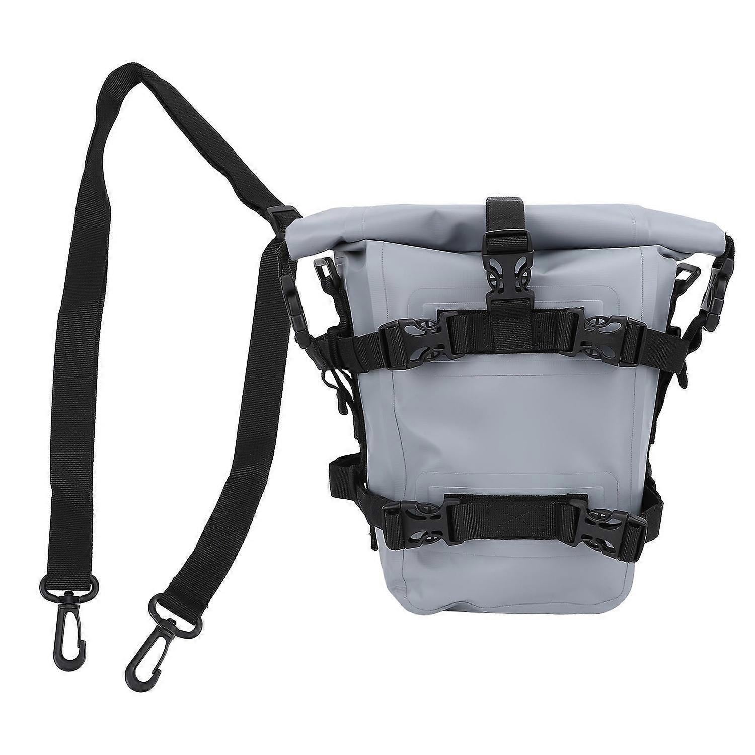 Motorcycle Bumper Bag Water Resistant Large Capacity Anti Slip PVC Side Frame Crash Bar Riding Bag S