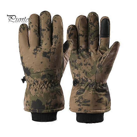 Winter Thermal Gloves for Women Men Warm Windproof Outdoor Gloves with Touchscreen Fingers for Cold Weather Skiing Running Cycling