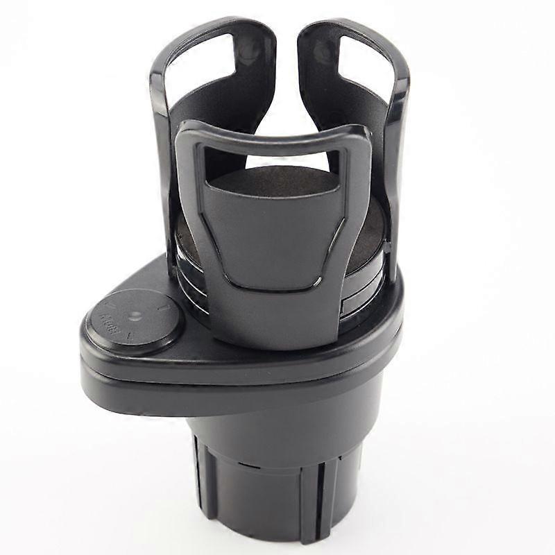 Portavasos doble para automóvil, adaptador extensor multifuncional para portavasos para automóvil, Copa para automóvil ajustable 2 en 1