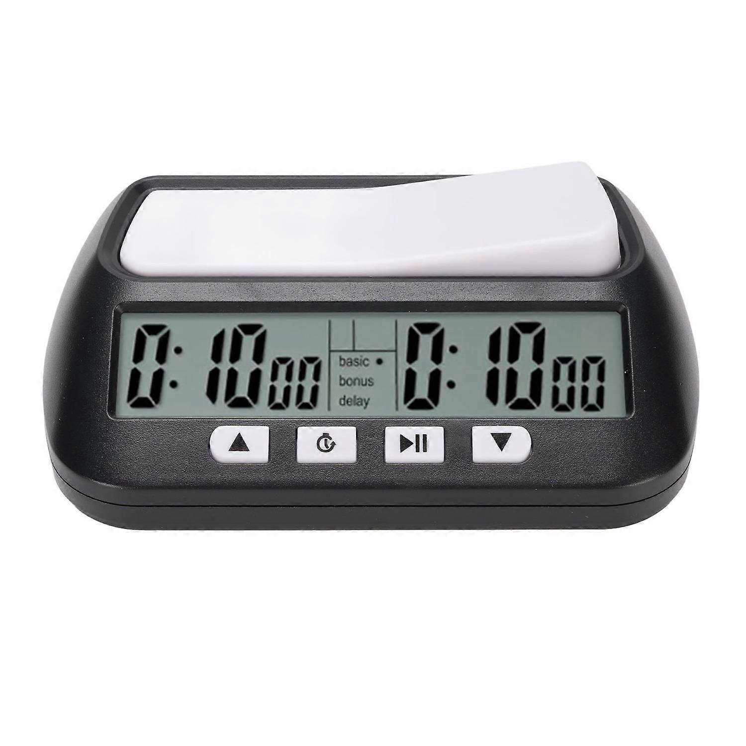 Chess Clock Digital Chess Timer Professional for Board Games Multifunction Portable Chess Clock Batt