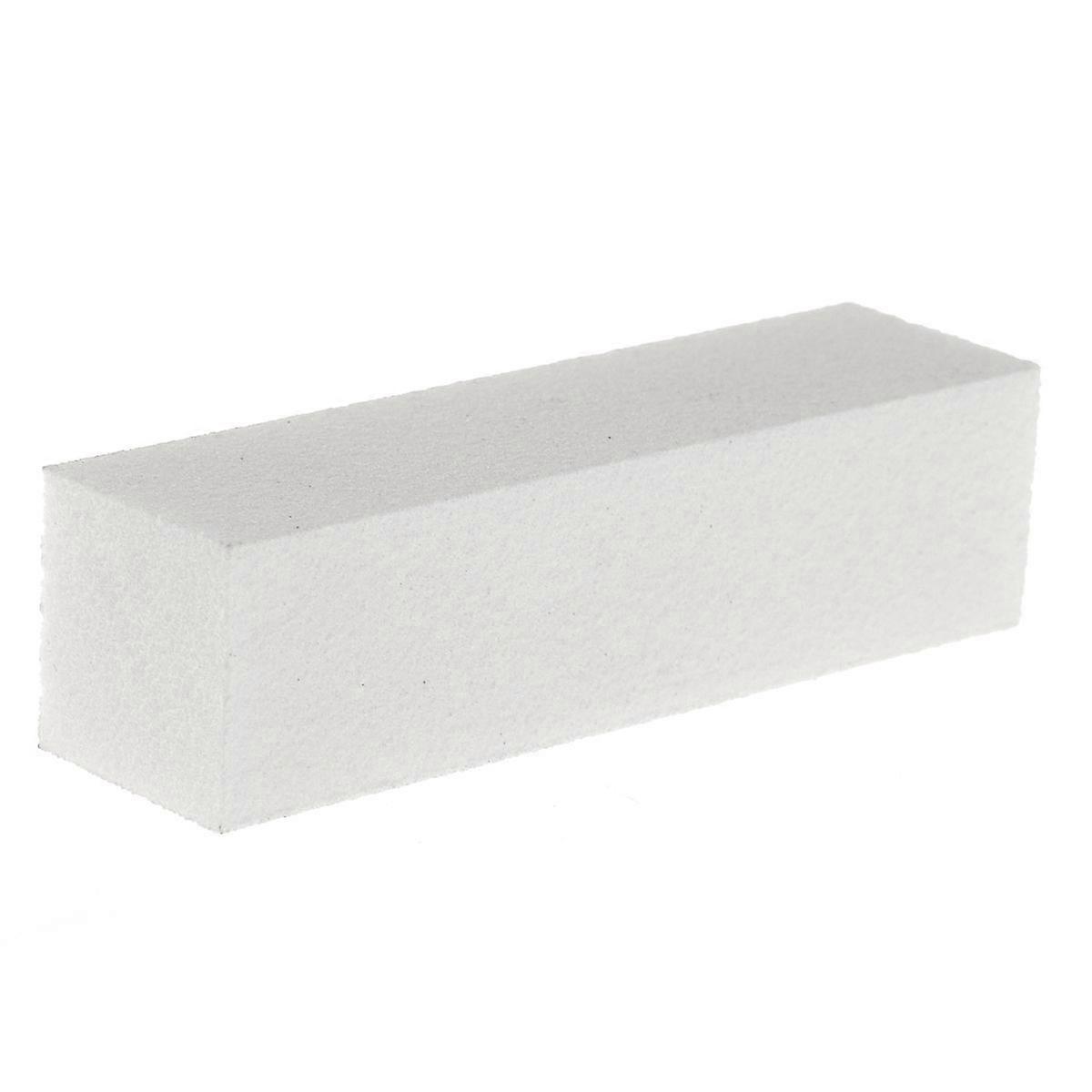 10pcs Nail Buffer Buffing Sanding Buffers Blocks Files Manicure Pedicure Care Tools (White)