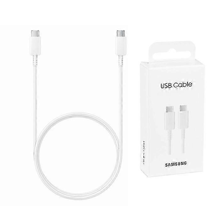 Cable USB Tipo C - USB Tipo C - Carga rápida 25W - SAMSUNG - 1 M - Blanco