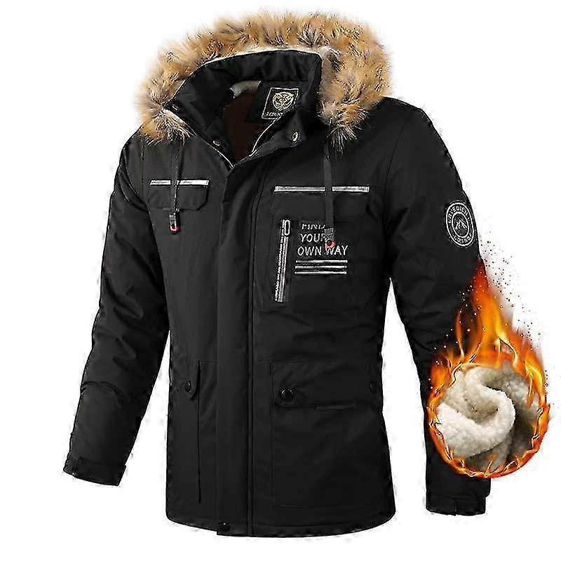 Men's Parka Winter Coat Jacket With A Hood