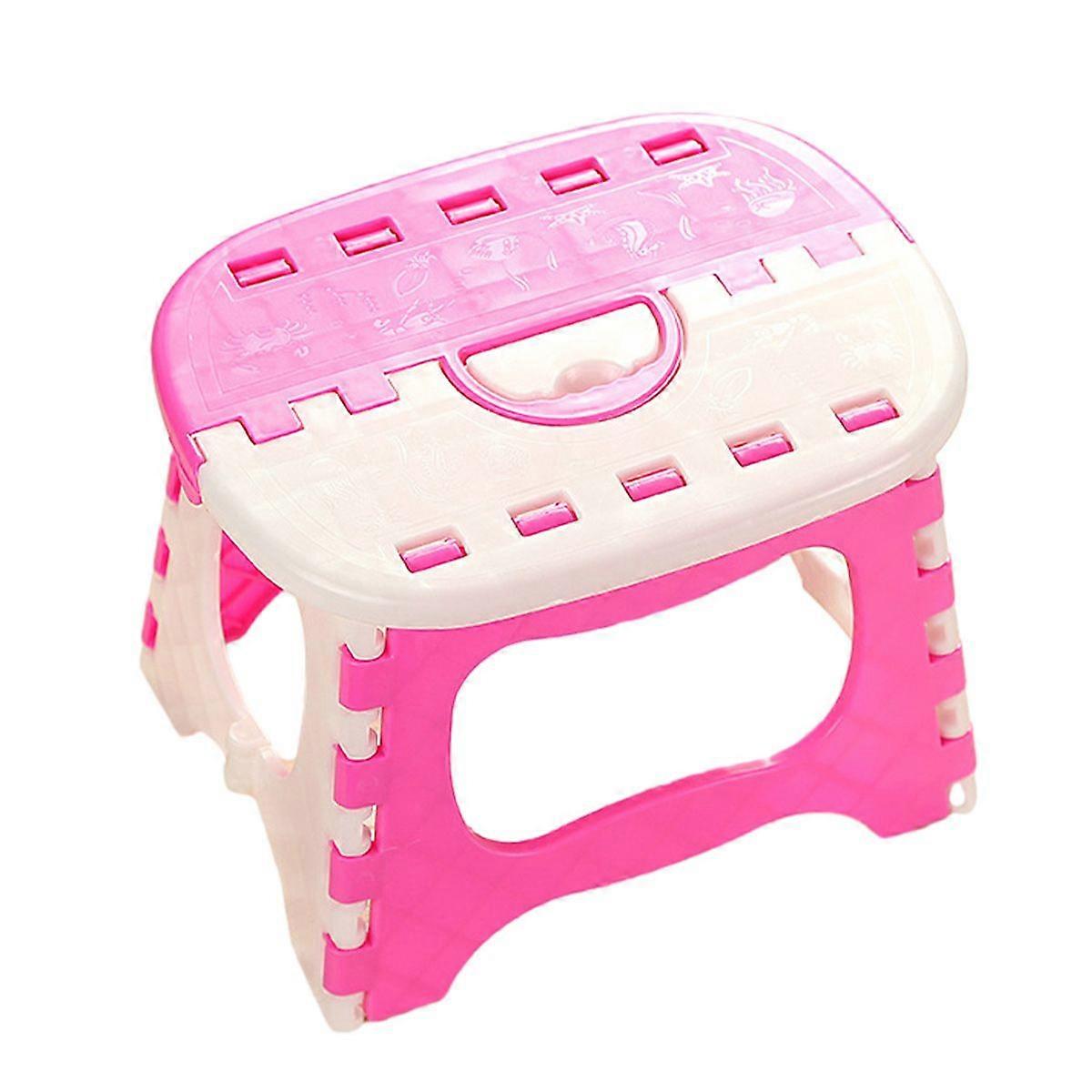 Foldable Plastic Stool for Kids and Adults, Compact Design